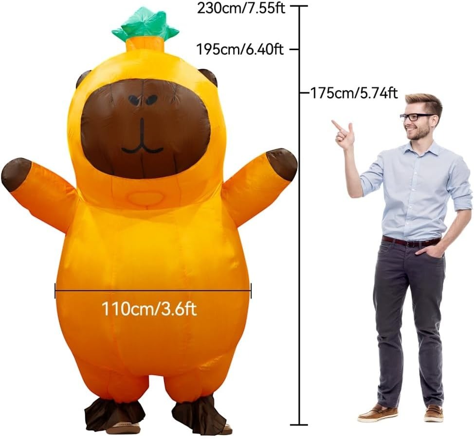 Capybara Inflatable Costume Ad - Suits review and price