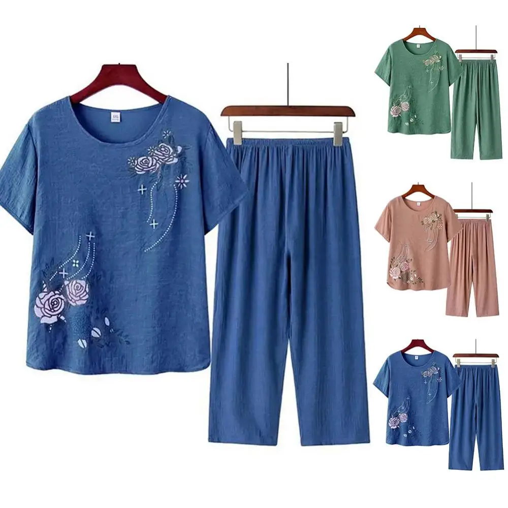 Middle-aged elderly women's sh - Mens Linen Shirt Long Sleeve review and price